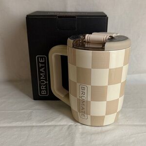 BrüMate Müv 15oz | Tan Checker Collab with Krista Horton LIMITED EDITION